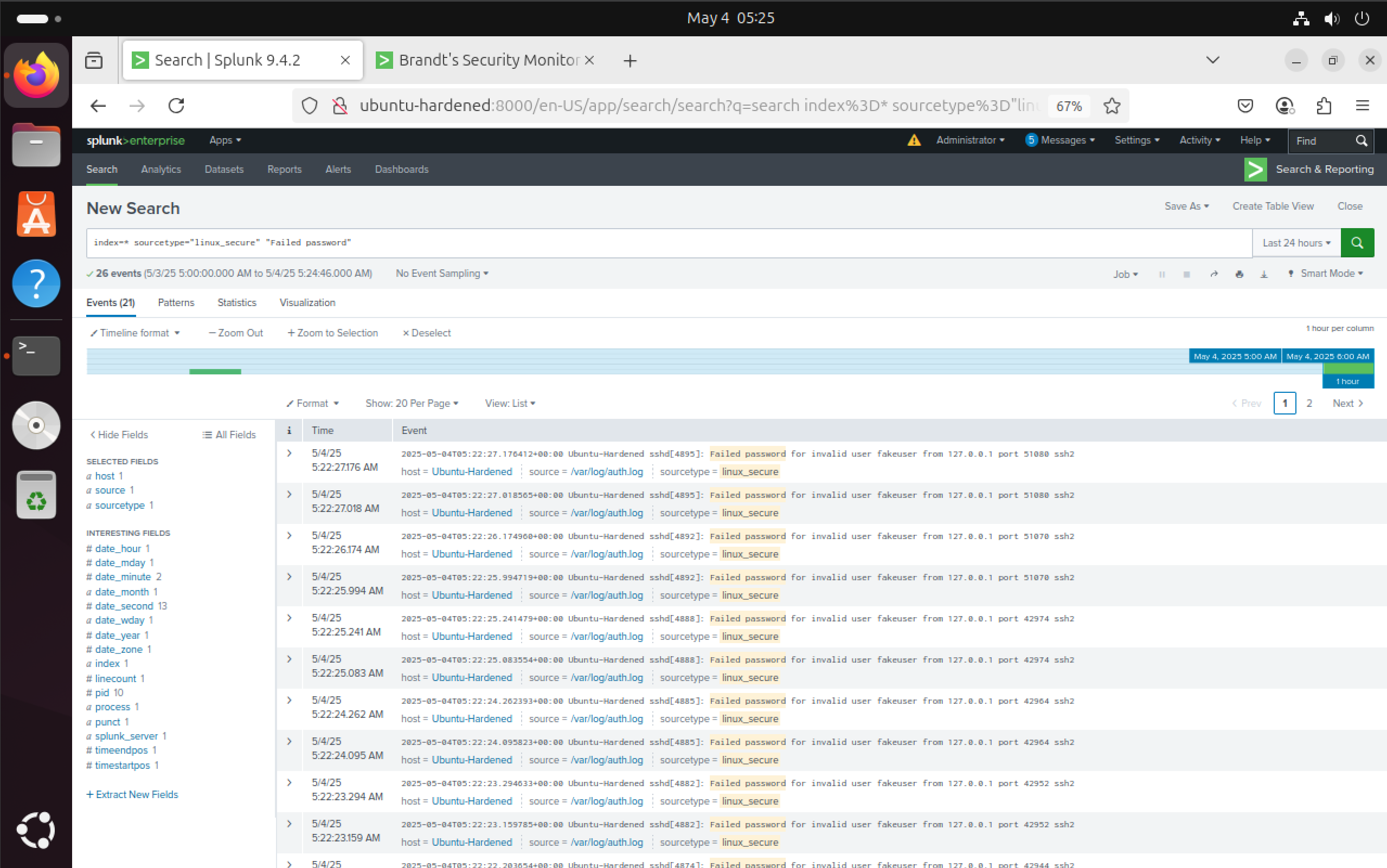 Splunk Log Search